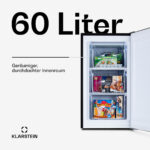 Ficha técnica Mini congelador - KLARSTEIN Pluto 65L, 84,50 cm, Negro - Imagen 2