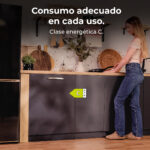 CECOTEC Lavavajillas libre instalación 60 cm - CECOTEC Bolero Aguazero 6500 Full-BI C, 15 servicios, 6 programas, 60 cm, 300 - Imagen 3