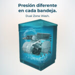 CECOTEC Lavavajillas libre instalación 60 cm - CECOTEC Bolero Aguazero 6500 Full-BI C, 15 servicios, 6 programas, 60 cm, 300 - Imagen 5