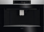 AEG Máquina espresso - AEG KKA894500M, , 1350 W, 2 tazas, Negro, Acero inoxidable