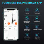 HITWAY Patinete eléctrico - HITWAY H9 Electric Scooter, batería 15,6-27Ah, 3 velocidades, intermitentes, neumáticos todoterreno 10", Pot. máx. 800 W, - Imagen 5