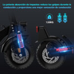 HITWAY Patinete eléctrico - HITWAY H9 Electric Scooter, batería 15,6-27Ah, 3 velocidades, intermitentes, neumáticos todoterreno 10", Pot. máx. 800 W, - Imagen 7