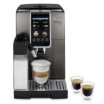 HAMA Máquina espresso - HAMA Dinamica Plus ECAM 380.95.TB, 15 bar, 1450 W, 1 l, 2 tazas, Negro, Titanio