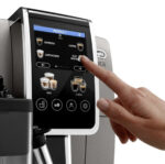 HAMA Máquina espresso - HAMA Dinamica Plus ECAM 380.95.TB, 15 bar, 1450 W, 1 l, 2 tazas, Negro, Titanio - Imagen 2
