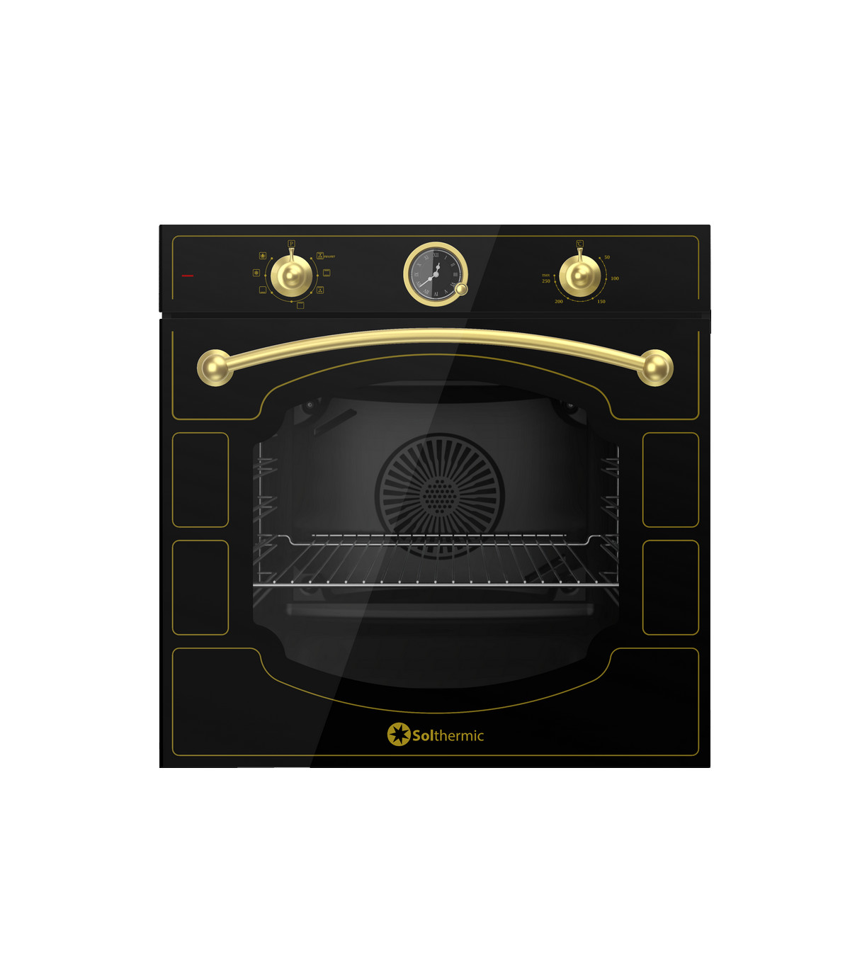 149607564_1 Horno multifunción - SOLTHERMIC B00110466, 78 l, 60 mm, Negro - Imagen 1