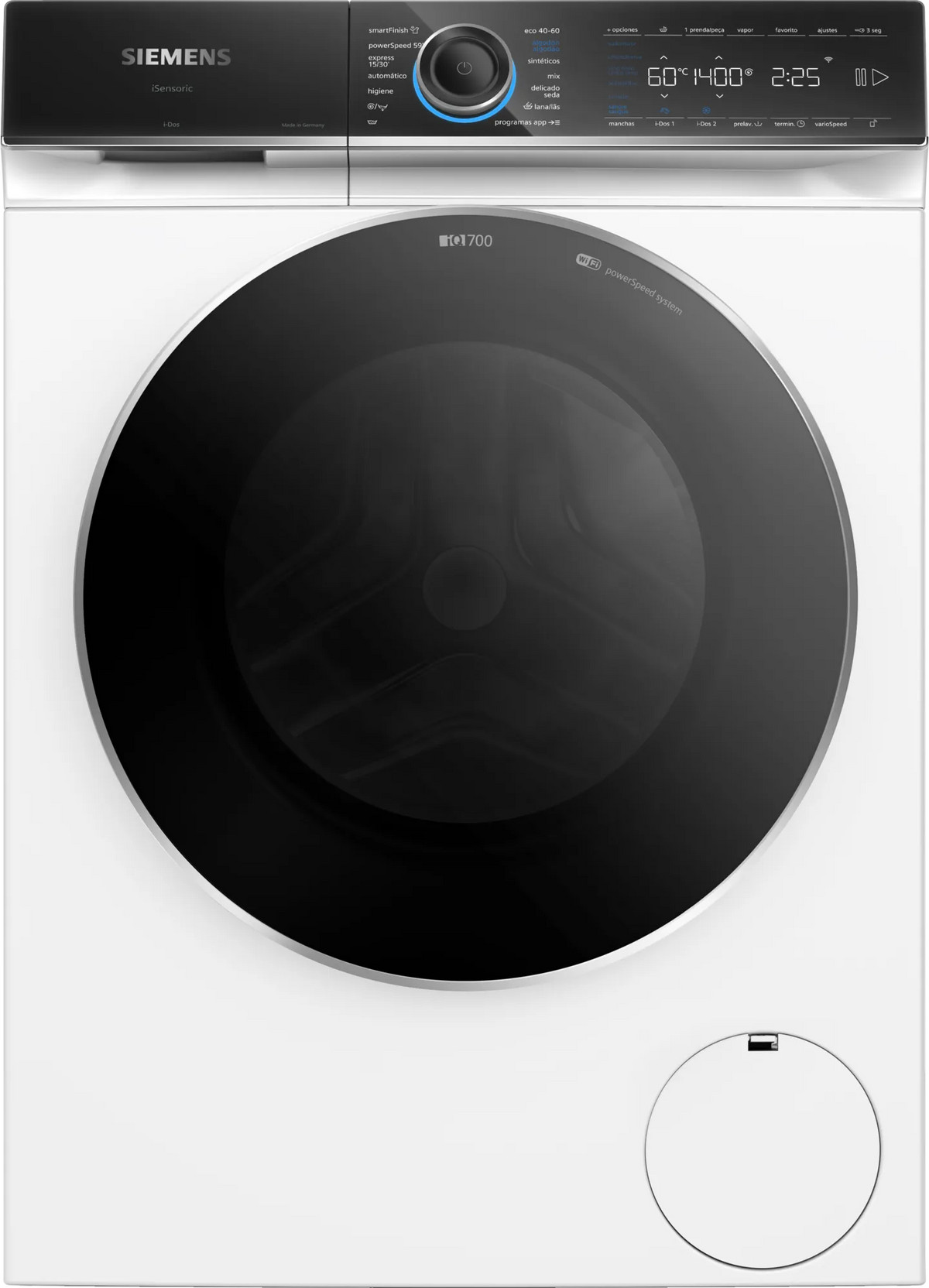149630466_1 SIEMENS Lavadora carga frontal - SIEMENS iQ700 WG54B2A1ES, 10 kg, 14 programas, Blanco - Imagen 1