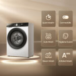 HISENSE Lavasecadoras - HISENSE WD3S9043BW3, 9 kg + 6 kg, Blanco - Imagen 3