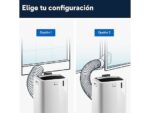 De Aire acondicionado portátil - De'Longhi Pinguino PAC EM90 Silent, 2450 fg/h, 90m³, 3 velocidades, Temporizador, Gas Eco-Friendly, Blanco - Imagen 5