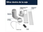 De Aire acondicionado portátil - De'Longhi Pinguino PAC EM90 Silent, 2450 fg/h, 90m³, 3 velocidades, Temporizador, Gas Eco-Friendly, Blanco - Imagen 6