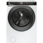 Hoover Lavadora carga frontal - Hoover H-WASH 500 HWP414AMBC/1-S, 14kg, 1400rpm, Motor Inverter, Wi-Fi, Función Vapor, Blanco