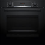 BOSCH Horno convencional - BOSCH HBA574BB3, Pirolítico, 71 l, 594 mm, Negro