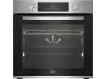 Beko Horno - Beko BBIE123001XD, Multifunción, Limpieza Hidrólitica, 72l, 59.4 cm, Tecnología Aeroperfect, Pantalla LED, Inox