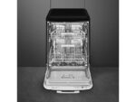 Smeg Lavavajillas - Smeg LVFABBL3, 13 Servicios, 11 Programas, 59 cm Ancho, Libre Instalación, Negro - Imagen 4