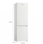 VOK Frigorífico combi - VOK EVR-244DEW, Puertas Reversibles, Capacidad 244 l, Altura 180 cm, Blanco - Imagen 3
