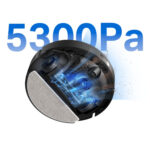 TP Robot aspirador - TP-LINK Tapo RV30 Max Plus, 1 kW, Potencia de succión 5300 kPa, Depósito 1 l, Autonomía 120 min, Black - Imagen 5
