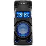 Sony Altavoz de gran potencia - Sony MHC-V43D.CEL, 4.1 Canales, Iluminación ambiental, Karaoke, Bluetooth, Mega Bass, Radio, Negro