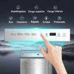 VOK Lavavajillas libre instalación 60 cm - VOK EVD-14FCSAD, 8 programas, 60 cm, Inox - Imagen 5