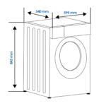 ASPES Lavadora carga frontal - ASPES AL8401AIDVBX, 8 kg, 15 programas, Acero inoxidable - Imagen 7