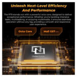 Cortex OUKITEL RT9 Tablet Rugerizada, 256 GB, Negro, 10,1 " WQVGA, 6 GB RAM, Unisoc Tiger T606 2X1.6GHz- Cortex-A75 6X1.6GHz-Cortex-A55, Tablet Androi - Imagen 4