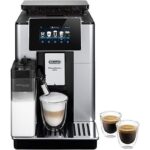 De Cafetera superautomática - De'Longhi PrimaDonna Soul ECAM610.55.SB, 1450W, 19 bar, Molinillo integrado, Sistema Thermoblock, Táctil, Inox
