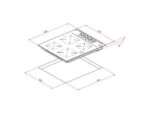 Teka Placa vitrocerámica - Teka TBC 64000 XFL, 4 zonas, Zona grande 18 cm, 60 cm, Negro - Imagen 2