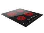 Teka Placa vitrocerámica - Teka TBC 64000 XFL, 4 zonas, Zona grande 18 cm, 60 cm, Negro - Imagen 6