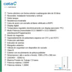 CTRS Termo eléctrico - CTRS-100 E-SMART REV SLIM CATA, 93 l, Blanco - Imagen 3