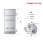 NUOS Termo eléctrico - NUOS PLUS S2 WIFI 80 WH ARISTON, 80 l, Blanco - Imagen 2