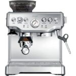 Sage Cafetera superautomática - Sage SES875BSS2EEU1A Barista, 15 bar, 1850 W, 2 tazas, Sistema ThermoJet, Inox