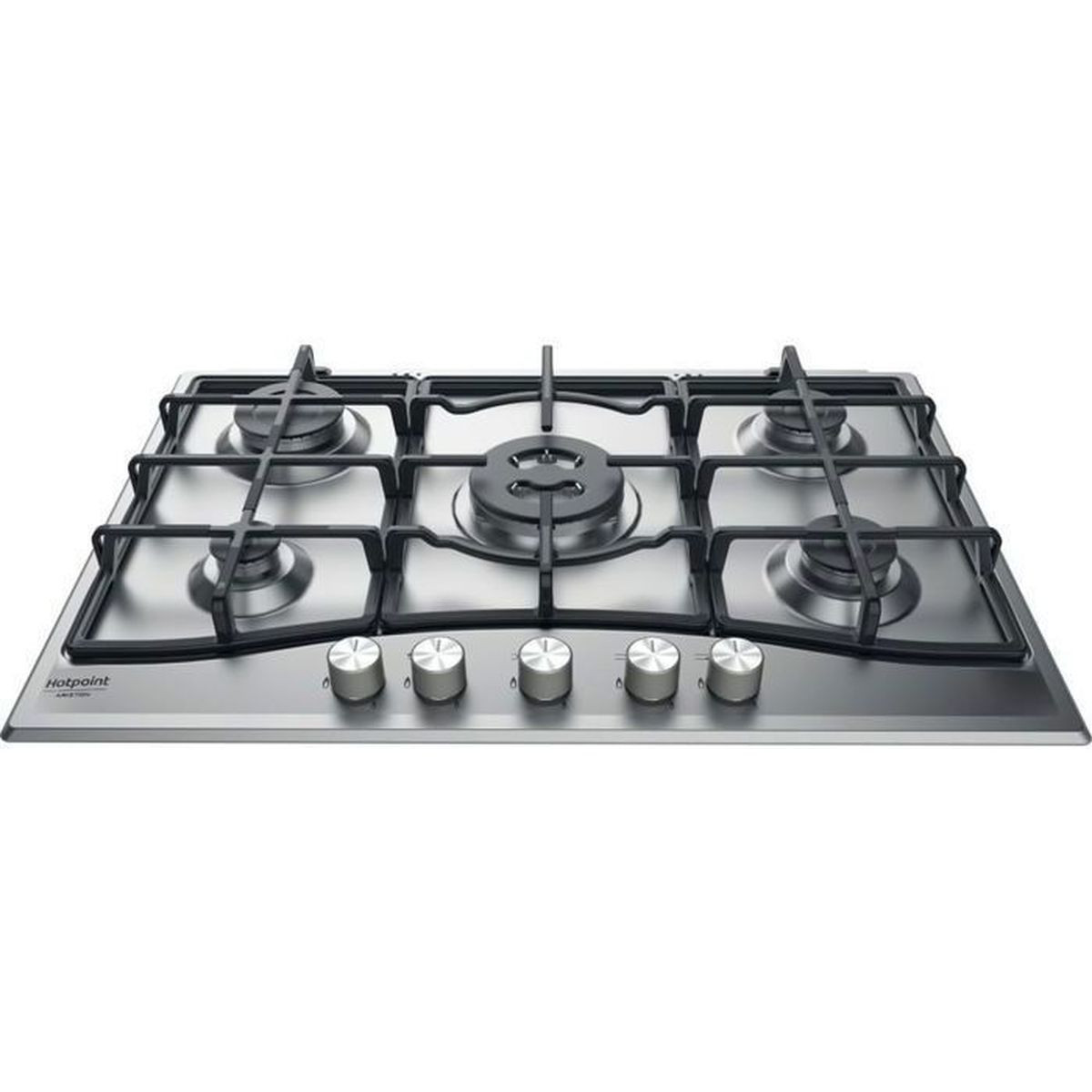 150961486_1 HOTPOINT Placa de gas - HOTPOINT 869991005850, 5.0000 zonas, Natural Gas (NG), 750 mm, Acero - Imagen 1