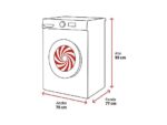 LG Lavadora carga frontal - LG F1P1CY2T, Serie XXL, 17 kg, 1100rpm, TurboWash™ con Jet Spray, Inox - Imagen 2