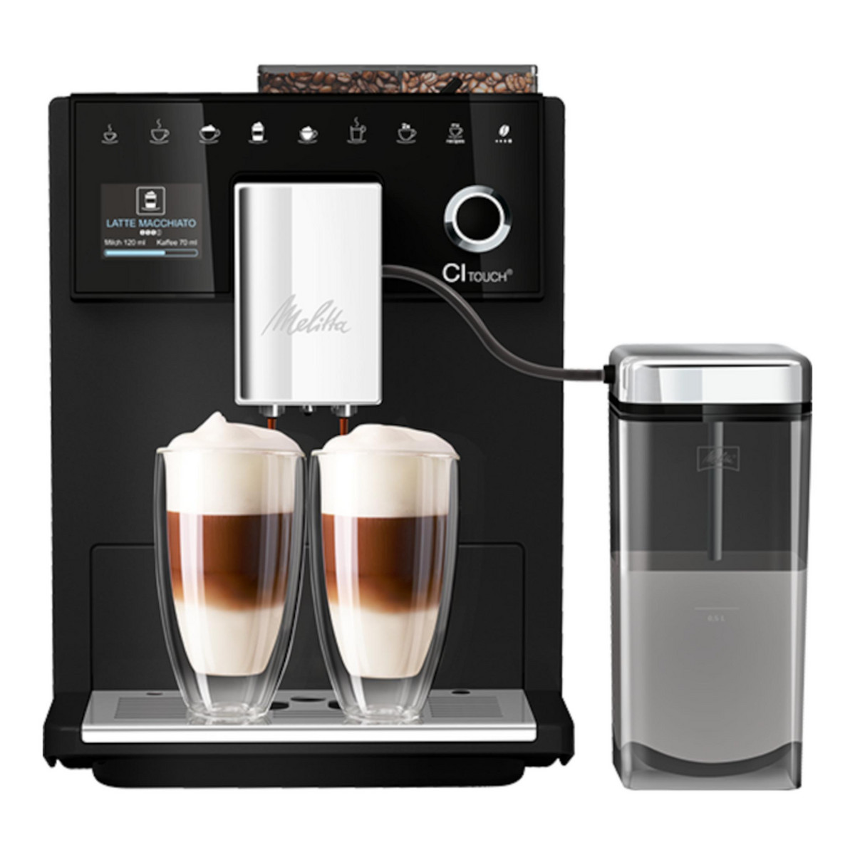 151119171_1 MELITTA Máquina espresso - MELITTA CI Touch, 15 bar, 1,400 W, Negro Mate - Imagen 1