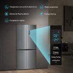 VOK Frigorífico americano - VOK EVR-474MNEI, Capacidad 474 l, No Frost, Altura 182,2 cm, Inox - Imagen 7