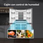 VOK Frigorífico americano - VOK EVR-474MNEI, Capacidad 474 l, No Frost, Altura 182,2 cm, Inox - Imagen 8