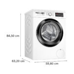 BOSCH Lavadora carga frontal - BOSCH Serie 6 WUU24T64ES, 9 kg, White - Imagen 2