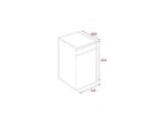 Lavavajillas compacto - Teka DFS 44750 WH, 10 Servicios, 7 Programas, 44.8 cm Ancho, Blanco - Imagen 8