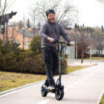 SMARTGYRO Patinete eléctrico - SMARTGYRO SPEEDWAY C Homologado DGT, Pot. máx. 800 W, Carga máx. 140 kg, 50 km autonomía, 13,000 mAh, Negro - Imagen 4