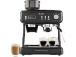 Breville Cafetera express - Breville Barista Max+ VCF152X, 1600 W, 15 bar, Hasta 3 tazas, Molinillo Tap&Go, Negro