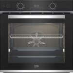 Beko Horno a vapor - Beko BBIS13300XMSE, Multifunción, Catalítico, 72 l, 59.4 cm, Tecnología Aeroperfect, Función vapor, Negro