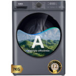 CHIQ Lavadora carga frontal - CHIQ CW07123863AX, 7 kg, 1200 rpm, 16 programas, Gris oscuro
