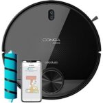 Cecotec REACONDICIONADO Seminuevo Muy bueno Robot aspirador - Cecotec Conga 3890 Titanium, 2300 Pa, 10 Modos de limpieza, Wi-Fi, 150 min, 64 dB, Negro