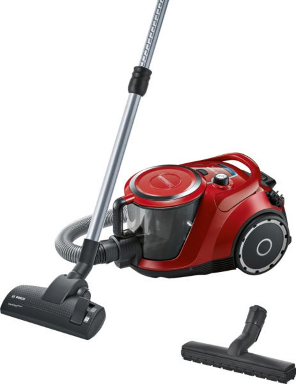 151949996_1 BOSCH Aspirador sin bolsa - BOSCH Serie 6 BGC41Q69, 600 W, Potencia de succión 600 W, Depósito 2,4 l, Rojo - Imagen 1