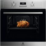 Electrolux Horno - Electrolux EOF3H50BX, Multifunción, Limpieza por agua, 65 l, Pantalla LED, 60 cm, Inox