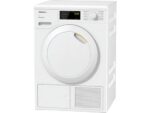 Miele Secadora bomba de calor - Miele TCC560WP EcoSpeed, 8 kg, 11 programas, Display LED, Blanco
