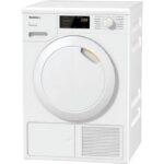 Miele Secadora bomba de calor - Miele TCC560WP EcoSpeed, 8 kg, 11 programas, Display LED, Blanco