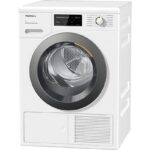 Miele Secadora bomba de calor - Miele TWL780WP EcoSpeed & Steam, 9 kg, 20 Programas, Motor ProfiEco, Blanco