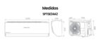 Aire acondicionado Split 1x1 - INFINITON SPTSE24A2, 24000 fg/h, Función Inverter, Blanco - Imagen 7