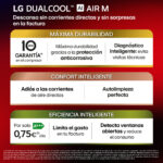 LG Aire acondicionado Split 1 x 1 - LG MAGNA09MX.SET, 2150 fg/h, Función Inverter, Blanco - Imagen 8