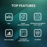 HISENSE Aire acondicionado Split 1 x 1 - HISENSE HB25XU0A, 2500 fg/h, Función Inverter, Blanco - Imagen 8