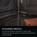 AEG Horno multifunción - AEG 944 035 078, Libre instalación, Pirolítico, 71 l, 59,5 cm, Negro - Imagen 7